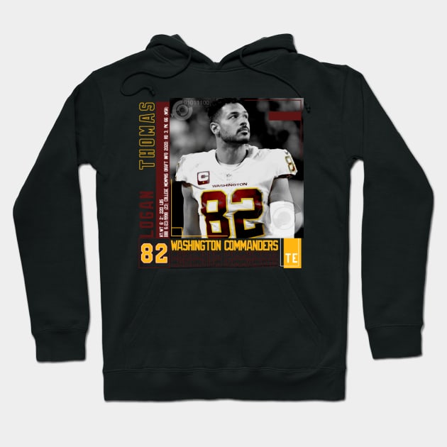 Logan Thomas Paper Poster Hoodie by art.Hamdan